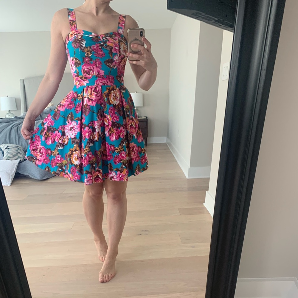 Floral vintage inspired dress